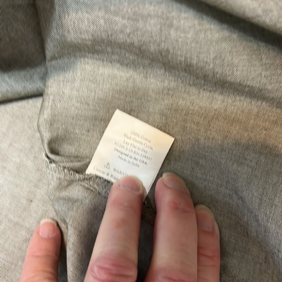 The Royal Standard Dorado Cotton Lightweight Wrap Dress Olive NWT Sz L - Picture 7 of 9